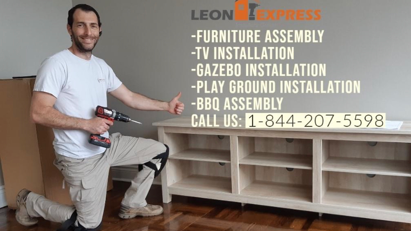 Cover photo of LeonExpress Furniture Assembly and TV wall mount installation
